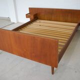 Danish Vintage Teak 'Floating' Bed, 1960s.