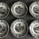Set of 6 antique choisy-le-roi earthenware plates with grisaille decoration