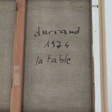 Oil on canvas by Duriaud