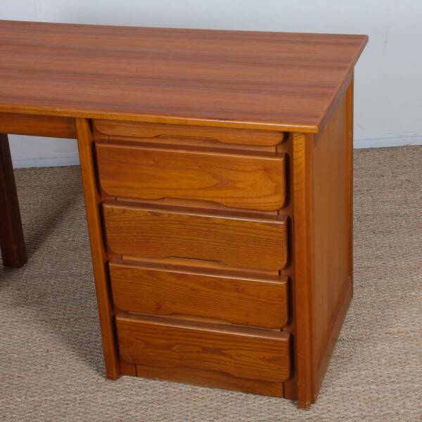 Wooden desk produced by Hafele in the 1980s