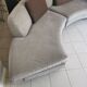 Curved sofa Menlo Park – American Leather – Light grey