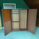 Armoire vintage scandinave en bois – penderie et étagères – années 60