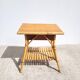 Rattan bedside or side table 1960