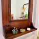 Antique wooden dressing table mirror – classic charm