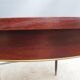 Extendable table mahogany lacquered 1960 butterfly extensions