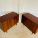 Vintage Danish mid-century matching rosewood sideboards 1960s
