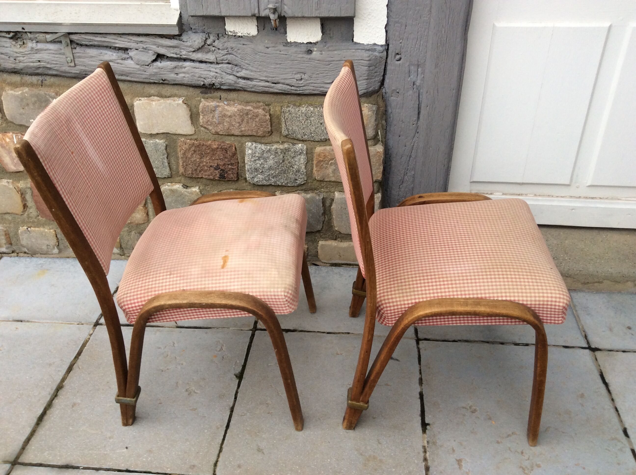 Pair of bridge chairs