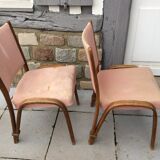 Pair of bridge chairs