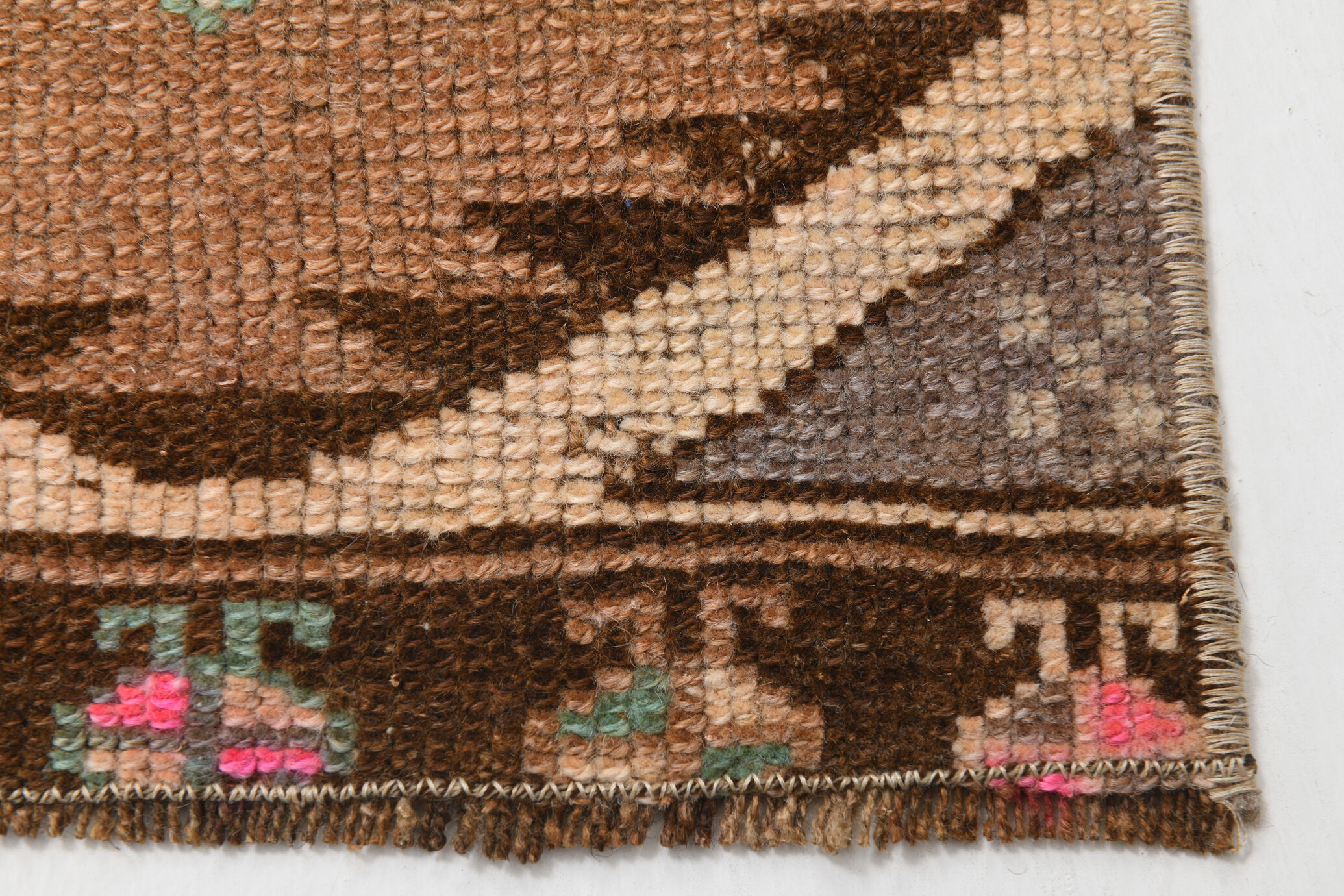 Brown Vintage Door Mat Rug