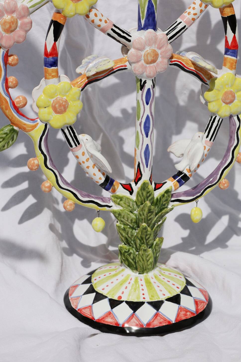 Italian artisanal candle holder