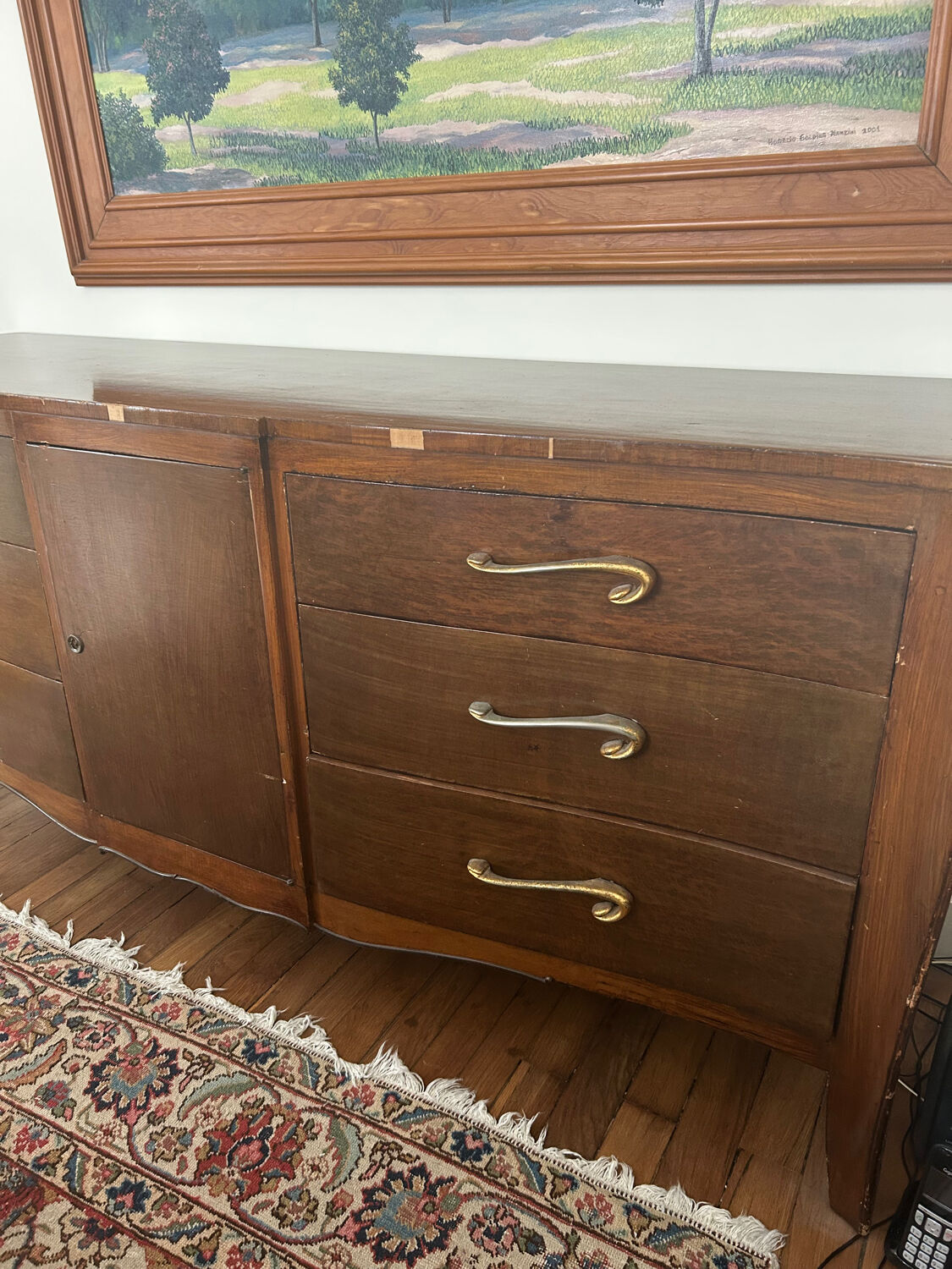 Vintage wooden commode in Louis XV style – Albano Company (New York)