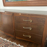 Vintage wooden commode in Louis XV style – Albano Company (New York)