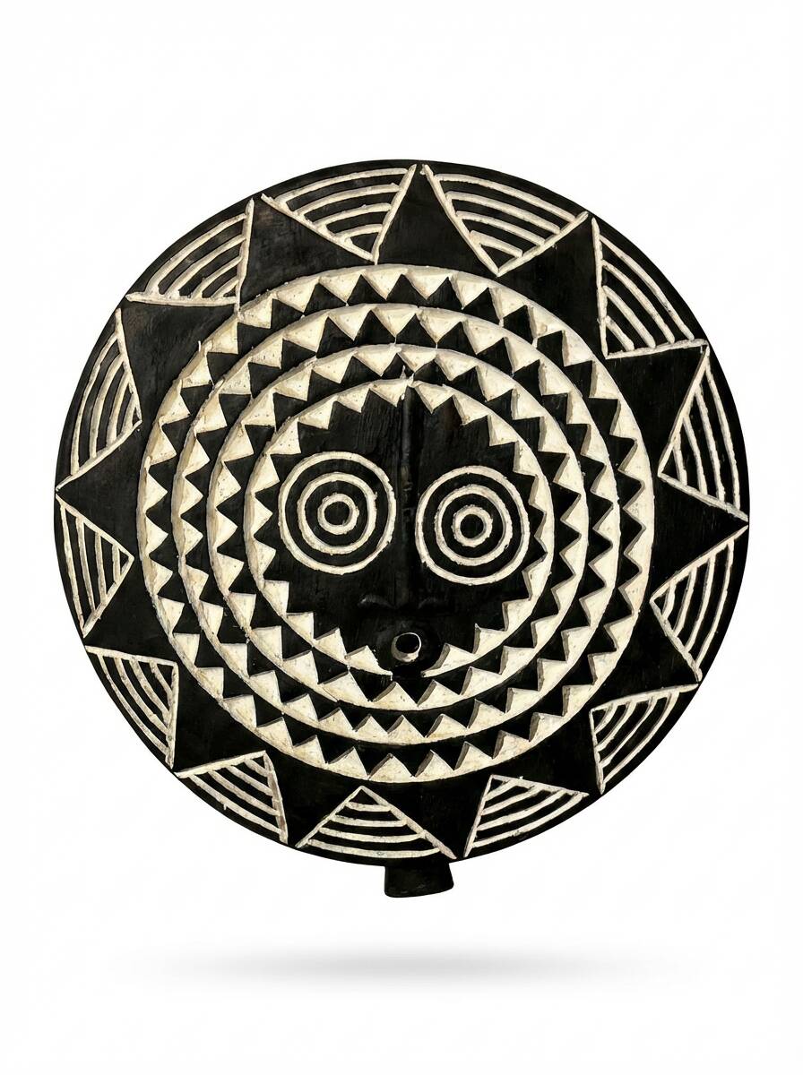 The Solar Pentacle — 5 wall masks Ø40cm