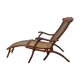 Chaise longue cannage