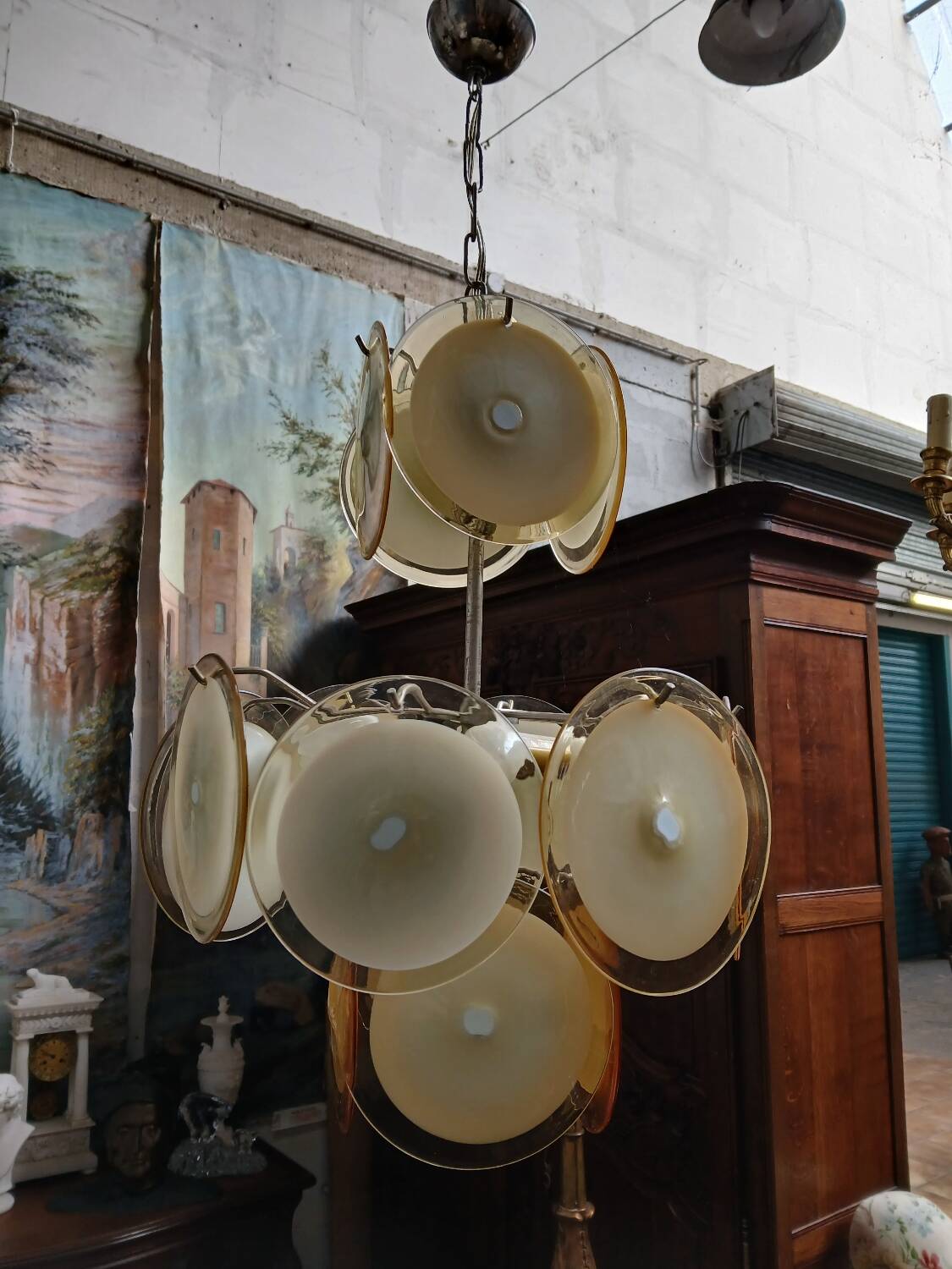 Murano glass chandelier