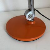 1960s vintage desk lamp Fase Faro Madrid orange - 52 cm