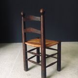 French Provincial Dining Chairs by Charles Dudouyt, France, 1940s, Set of 6