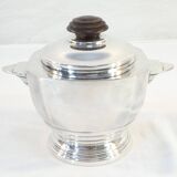 Silver metal coffee / tea service art deco 3 pieces