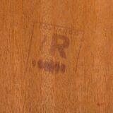 Vintage teak sideboard in the style of Charlotte Perriand, 1970s