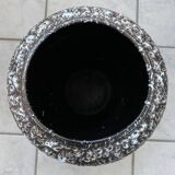 large Ceramic Black and White vase by Scheurich Germany model 546-40