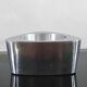 Large Candle Holder / Vintage Photophore IKEA Brushed Aluminium 90s