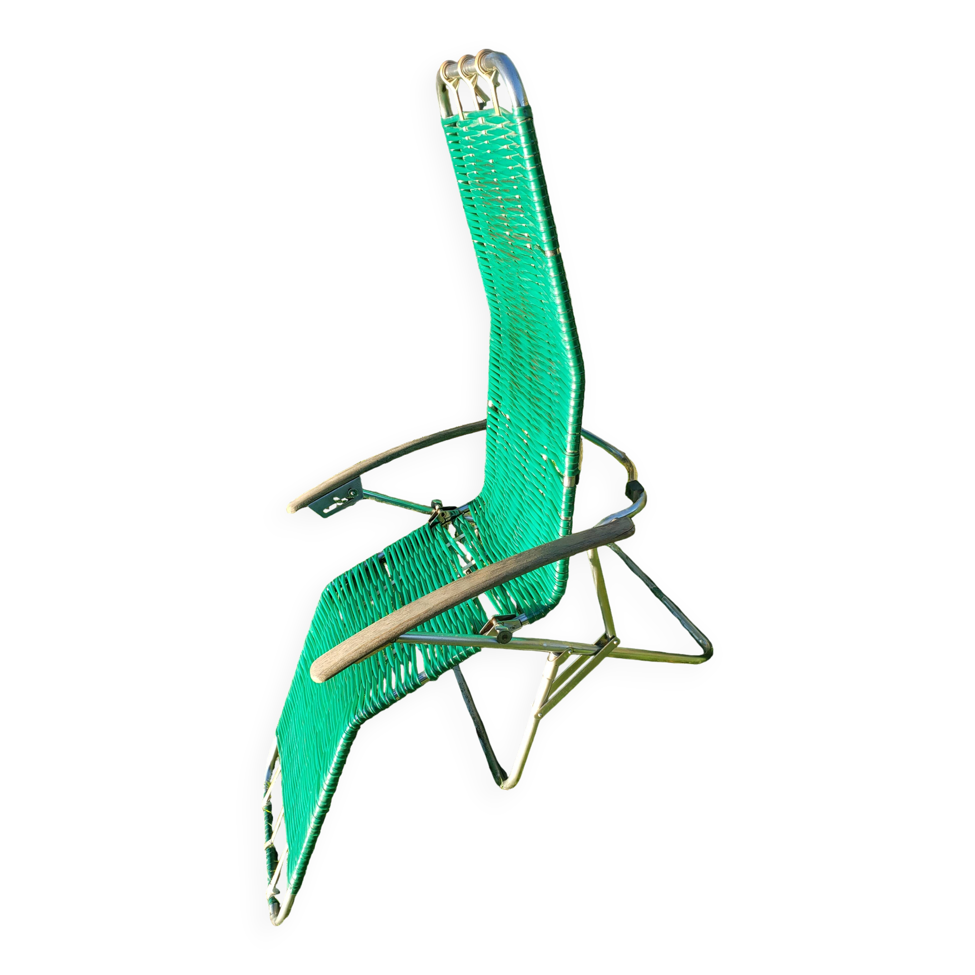 Old deck chair scoubidou