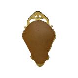 Mid Century Crested Mirror Classic Gold Mirror France
