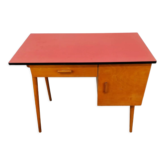 Wood and formica 60's desk