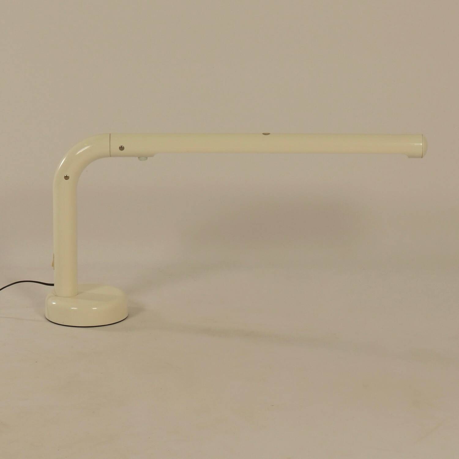 White tube desk lamp by anders pehrson for atelje lyktan, 1970s