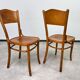 Bentwood dining chairs by Thonet