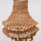 Vegetable fiber lampshade