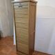 Antique oak curtain cabinet