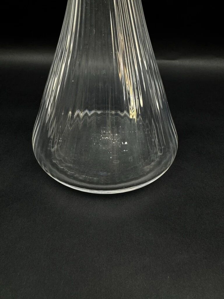 Vase Daum Nancy en cristal clair, XXe siècle