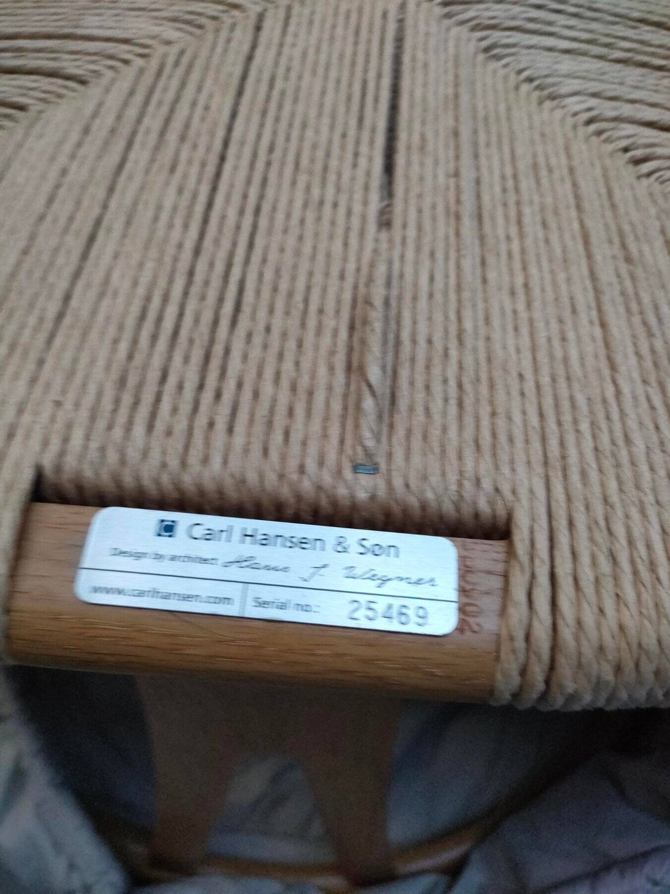 Carl Hansen & Søn - Hans J. Wegner - Dining room chair (6)