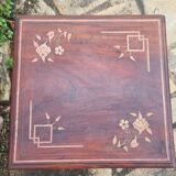 Coffee table in brass marquetry