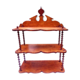 Wooden coil shelf