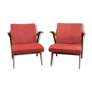 Paire de fauteuils 1960's
