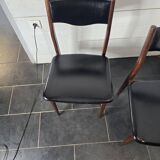 Pair of vintage rosewood chairs