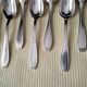 Set of 12 silver-plated coffee spoons SFAM Lancel model