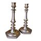Pair of french brass candlesticks, 2nd half of the 19th century
