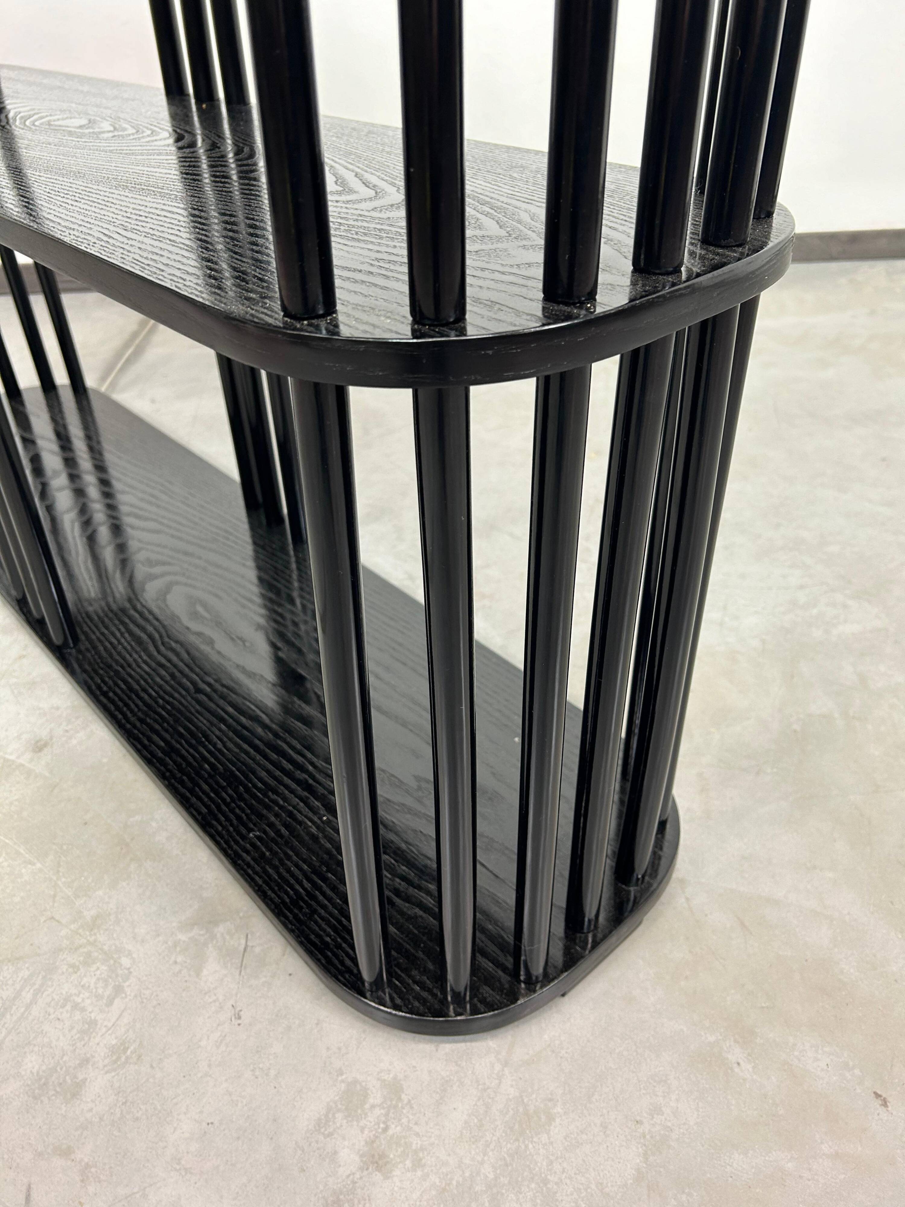 Black Art Deco shelf
