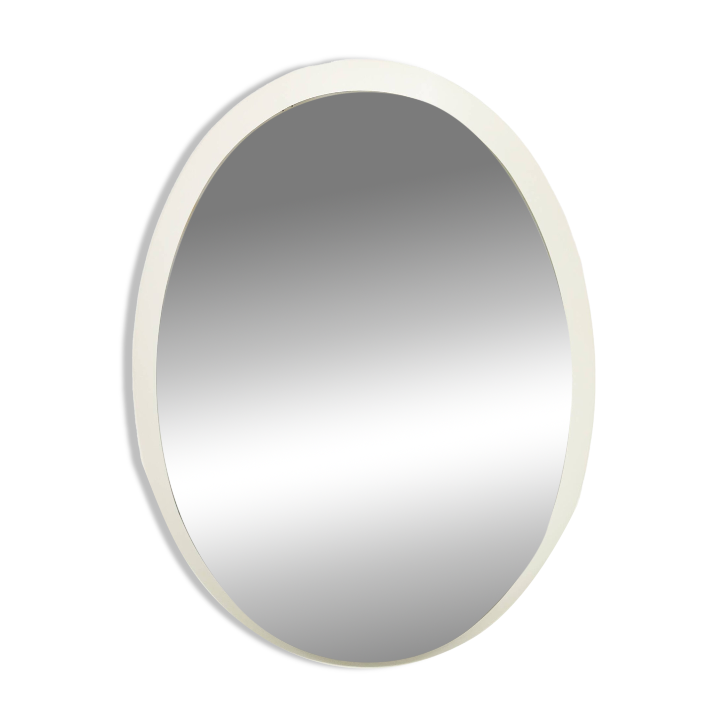 Miroir mural minimaliste - ovale, Allemagne, années 70