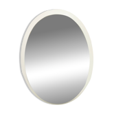 Minimalist wall mirror - oval, Germany, 70s