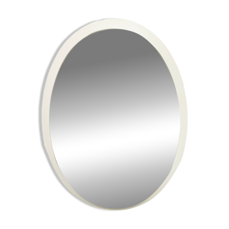 Minimalist wall mirror - oval, Germany, 70s