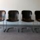 Set of 4 chairs C2 for Cidue, Italy, 1970.