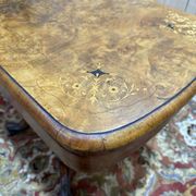 Table à jeux Anglaise - Victorienne en marqueterie
