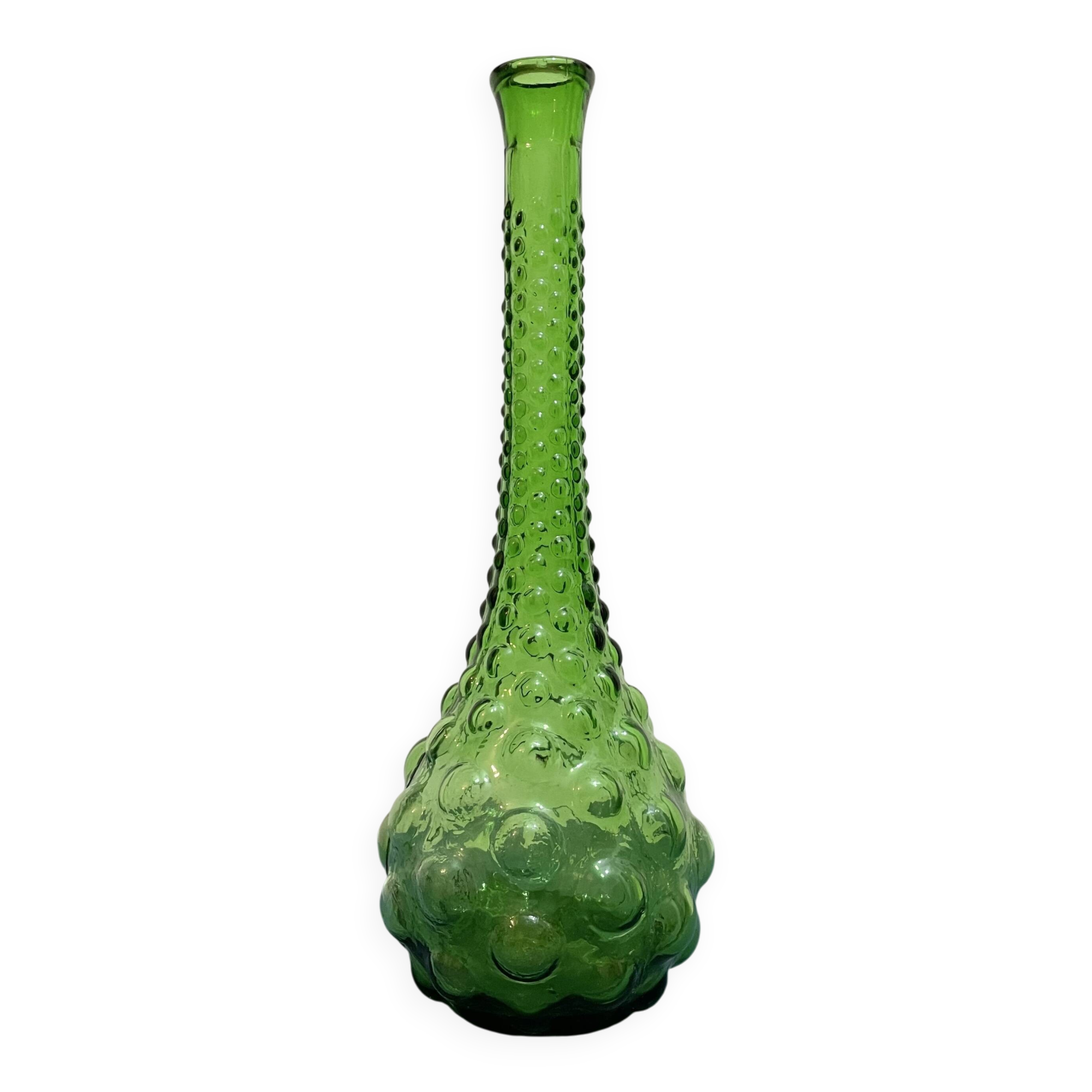 Italian glass carafe from Empoli, dating from the 1950s/60s