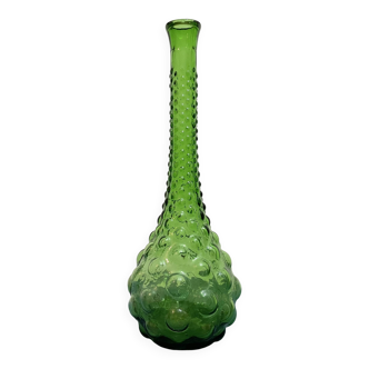 Italian glass carafe from Empoli, dating from the 1950s/60s