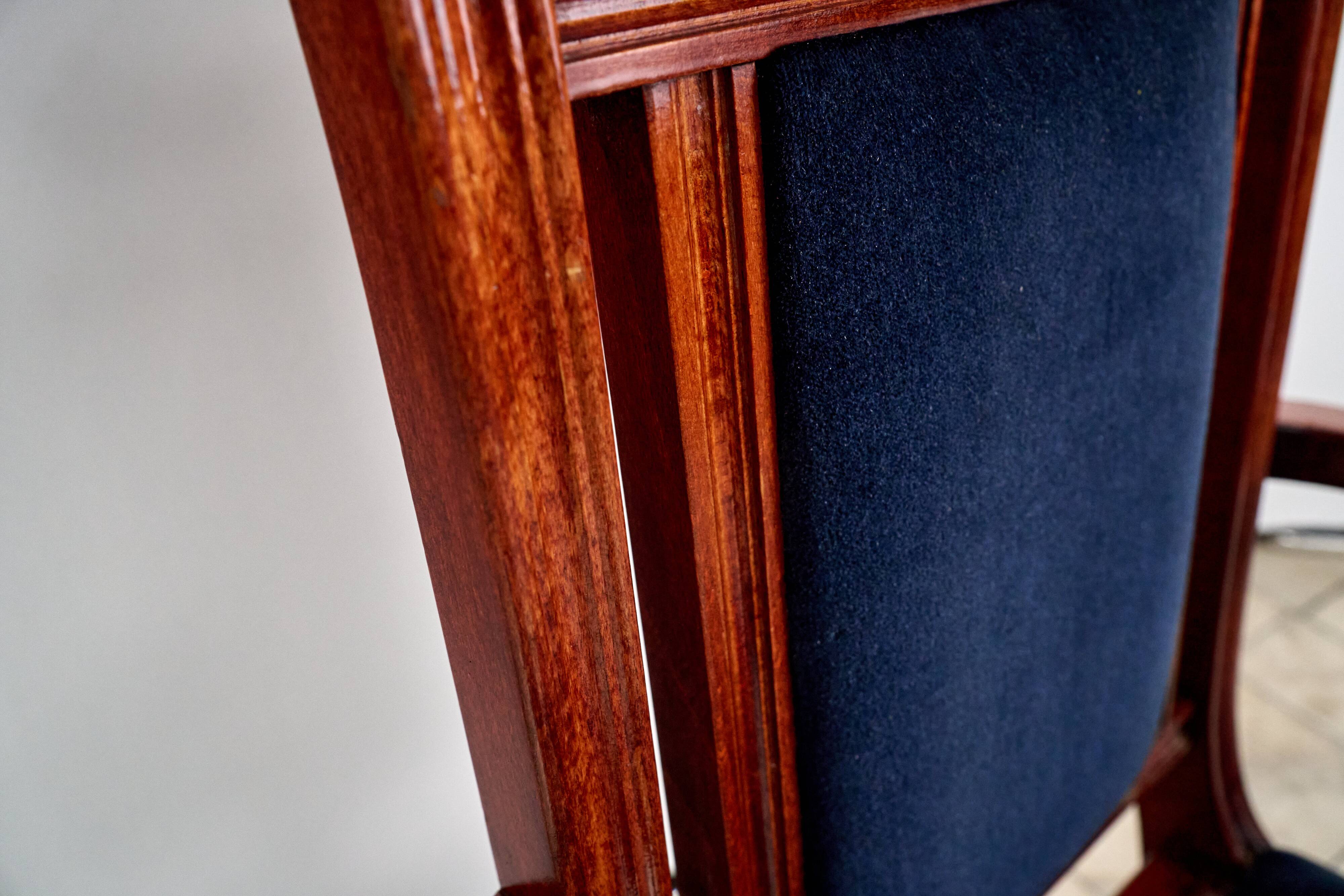 Set of 7 Eclectic Style Chairs FAMEG Radomsko, 1970s/80s