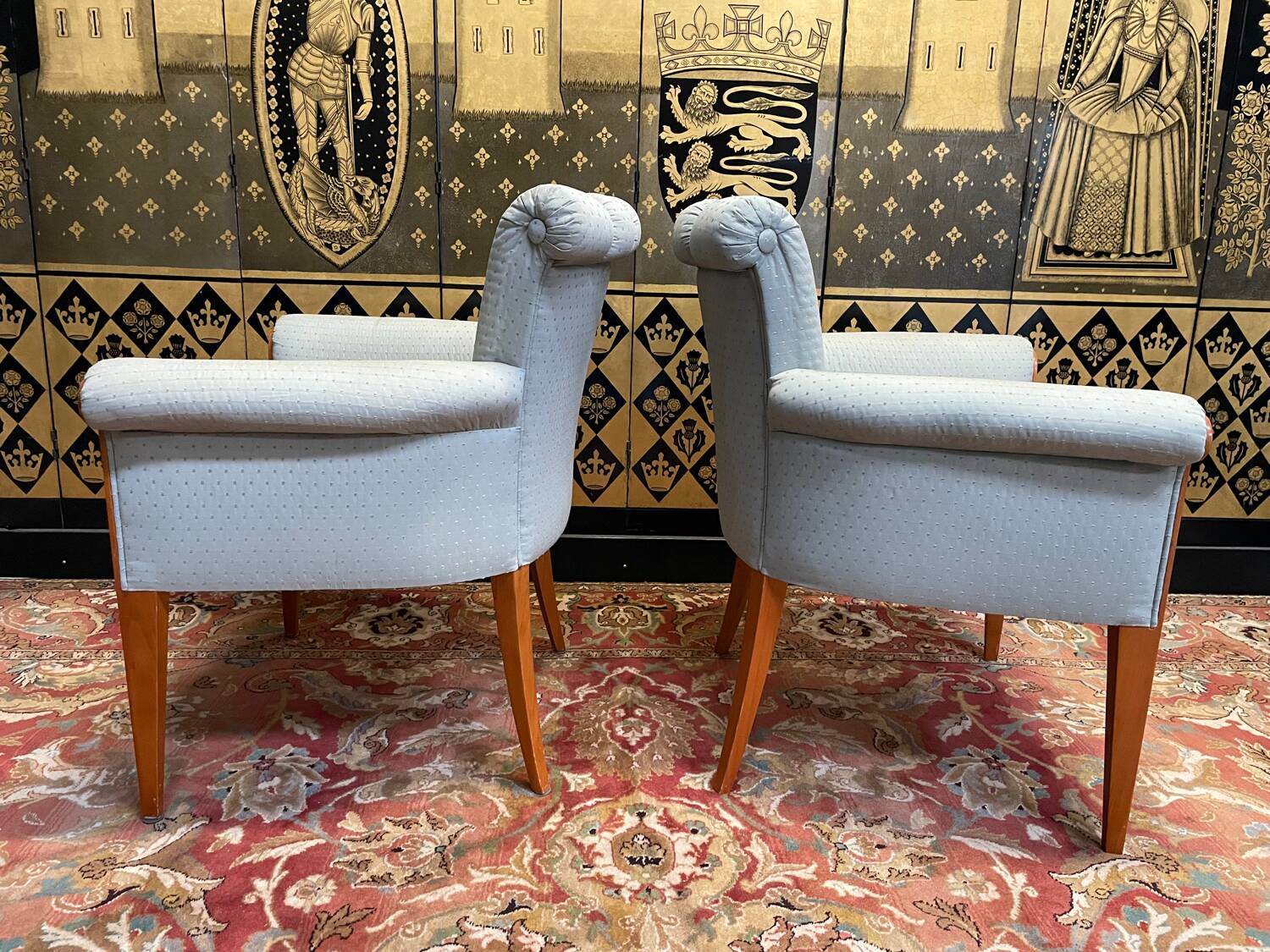 Pair of Armchairs - Art Deco Style Bergères